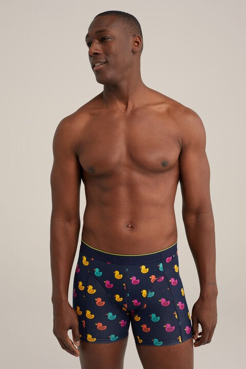 we fashion boxershort met dessin Donkerblauw