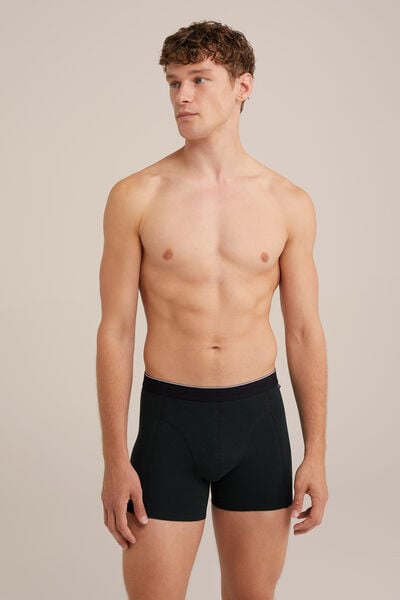 We Fashion Boxershort Met Dessin Donkergroen