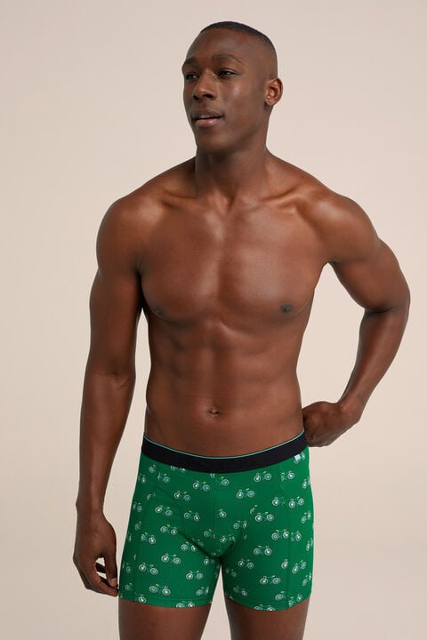 we fashion boxershort met dessin Groen