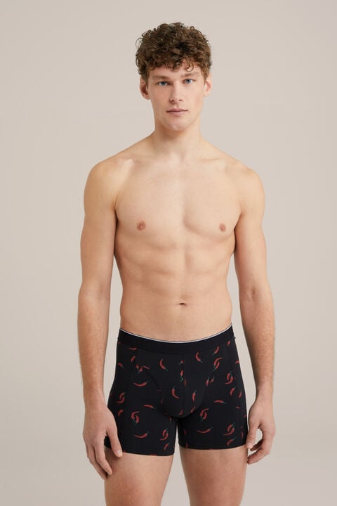We Fashion Boxershort Met Dessin Zwart