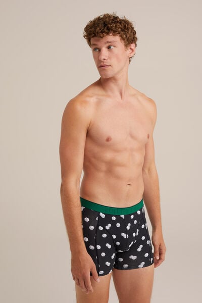 We Fashion Boxershort Met Dessin Zwart