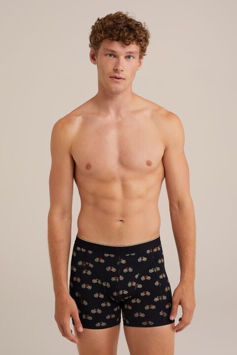 we fashion boxershort met dessin Zwart