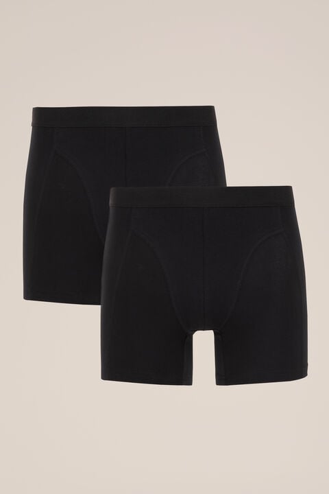 We Fashion Boxershorts 2-pack Zwart