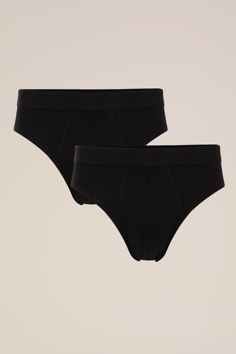 we fashion brief 2-pack Zwart