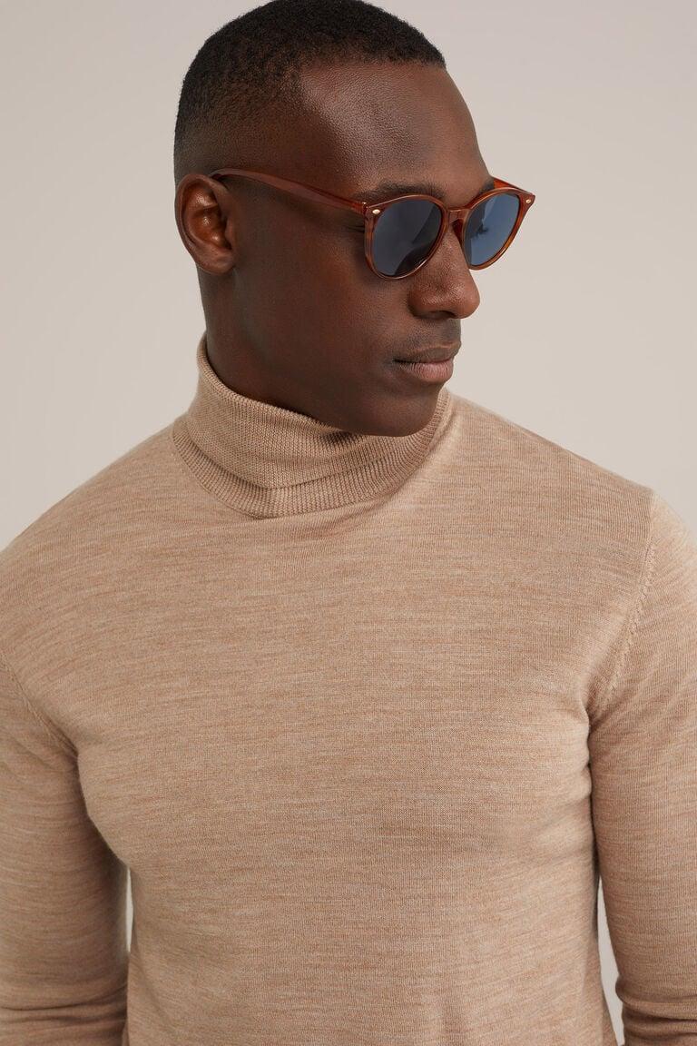 We Fashion Coltrui Van Merinowol Beige