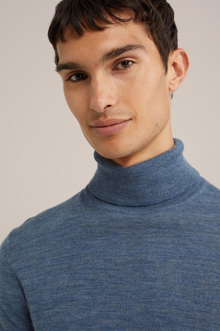 We Fashion Coltrui Van Merinowol Pastelblauw