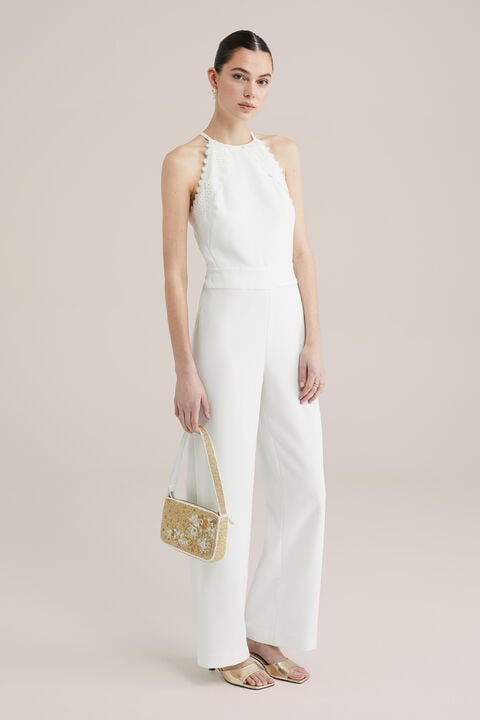 We Fashion Damentasche Mit Pailletten Gold