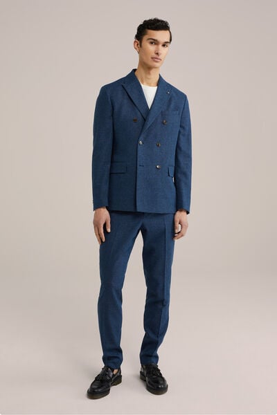 We Fashion Double Breasted Pak Met Stretch