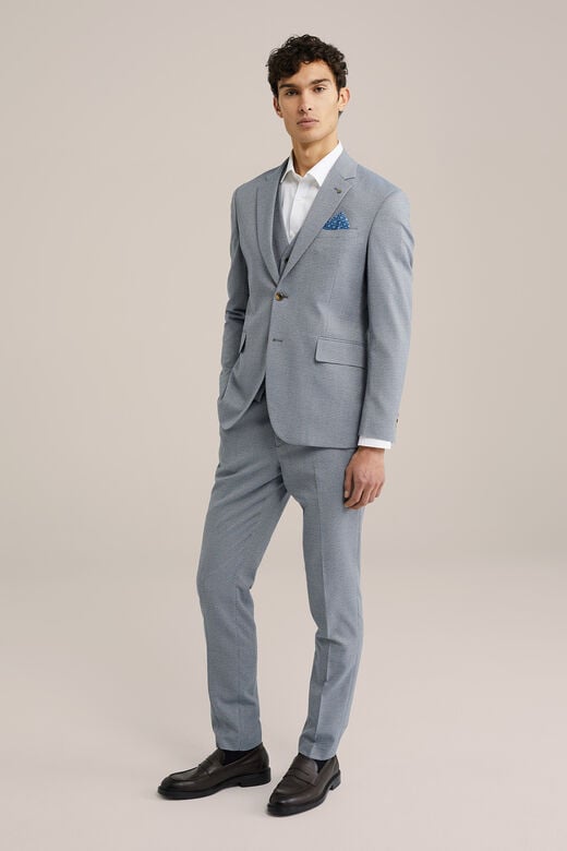 We Fashion Driedelig Slim Fit Pak Met Stretch