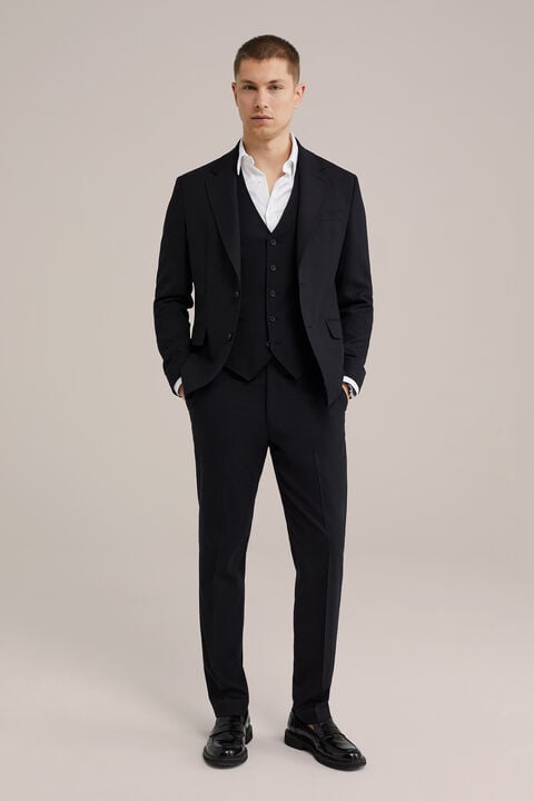 we fashion Driedelig slim fit pak met stretch