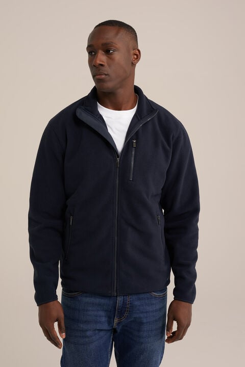 We Fashion Fleece Vest Donkerblauw