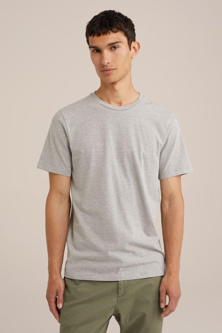 We Fashion Gestreept T-shirt Grijs
