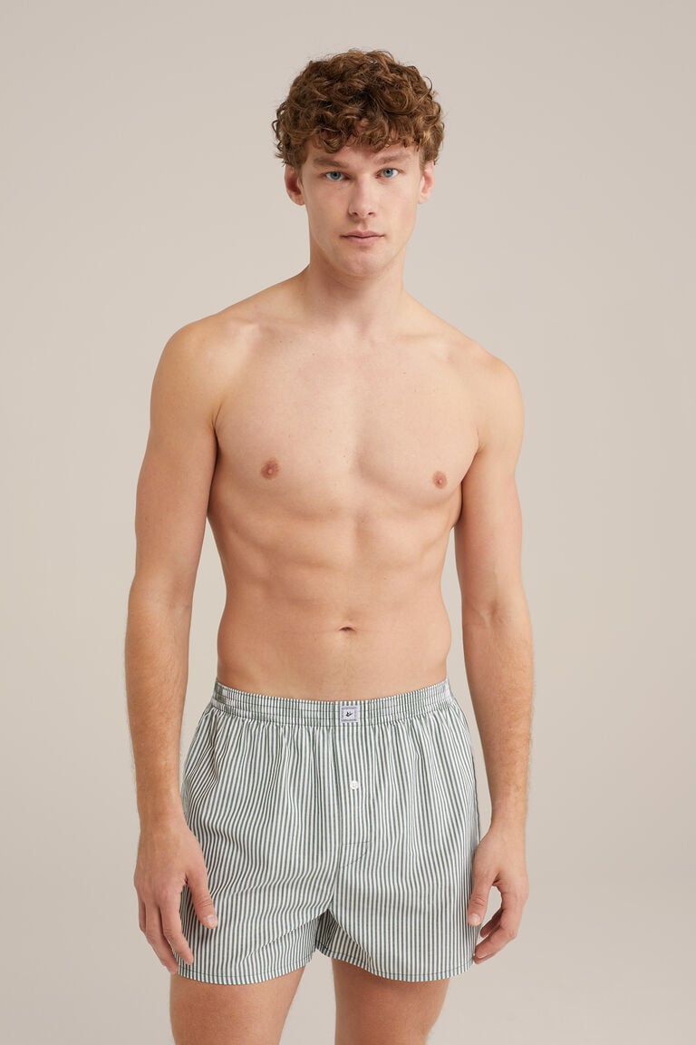 We Fashion Geweven Boxershort Groen