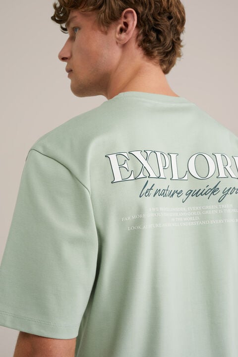 we fashion Heavyweight loose fit T-shirt Mintgroen