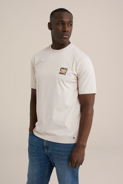 we fashion heavyweight relaxed fit T-shirt Beige