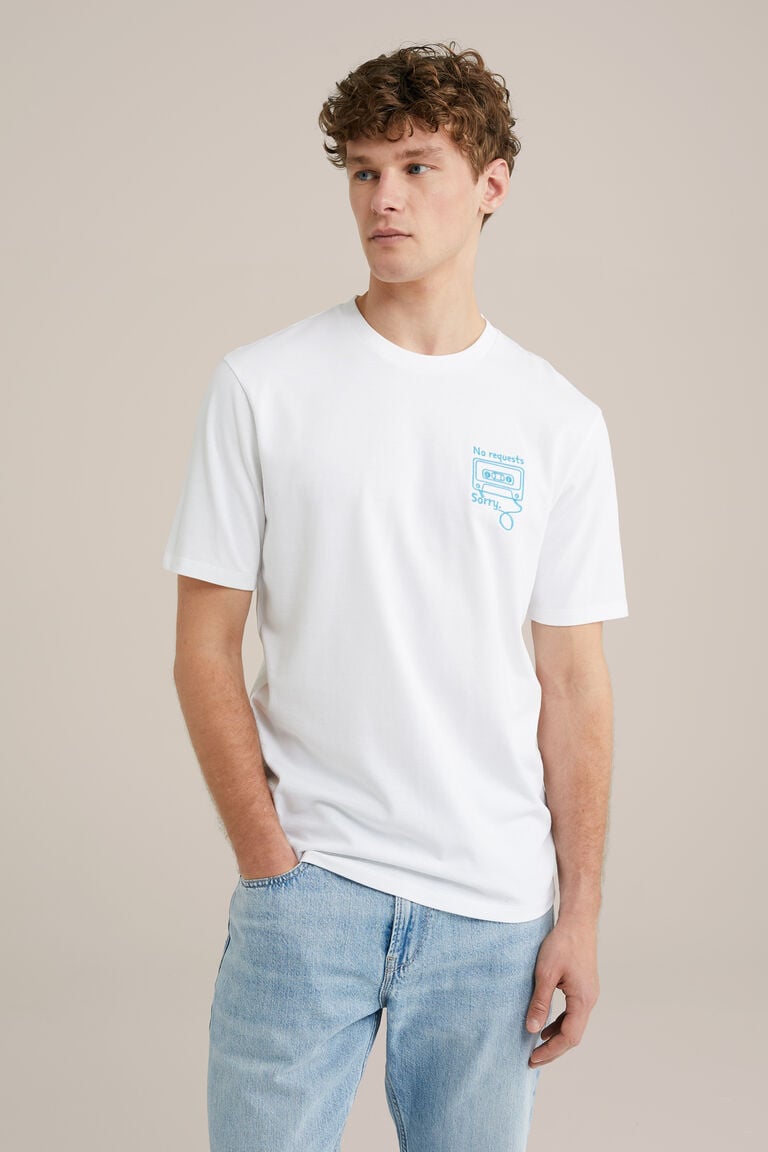 We Fashion Heavyweight Relaxed Fit T-shirt Wit