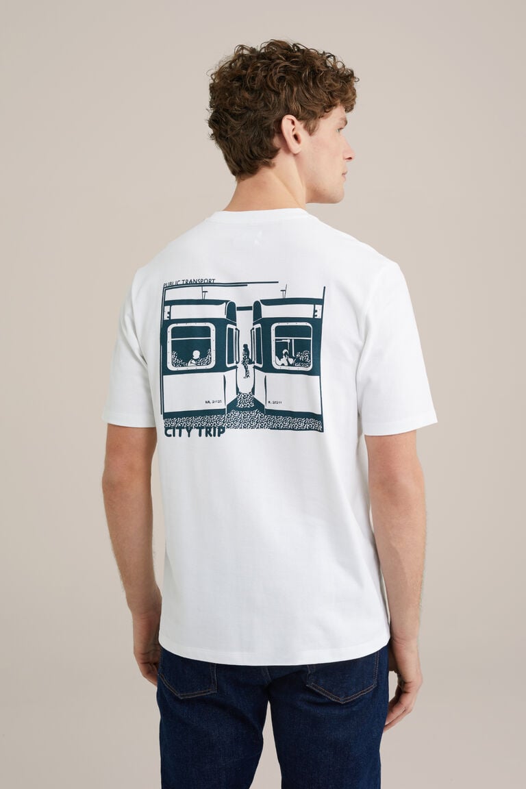 We Fashion Heavyweight Relaxed Fit T-shirt Wit