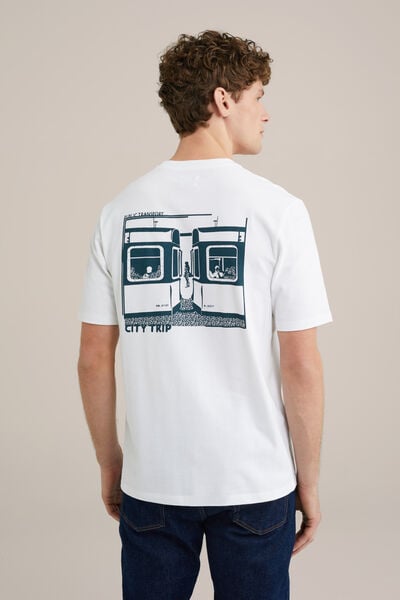 We Fashion Heavyweight Relaxed Fit T-shirt Wit