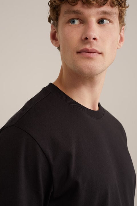 we fashion Heavyweight relaxed fit T-shirt Zwart