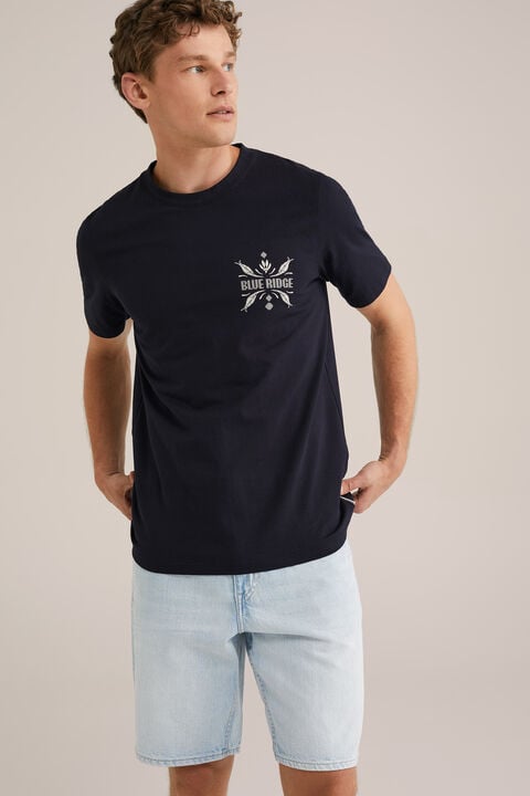 we fashion loose fit denim short Lichtblauw