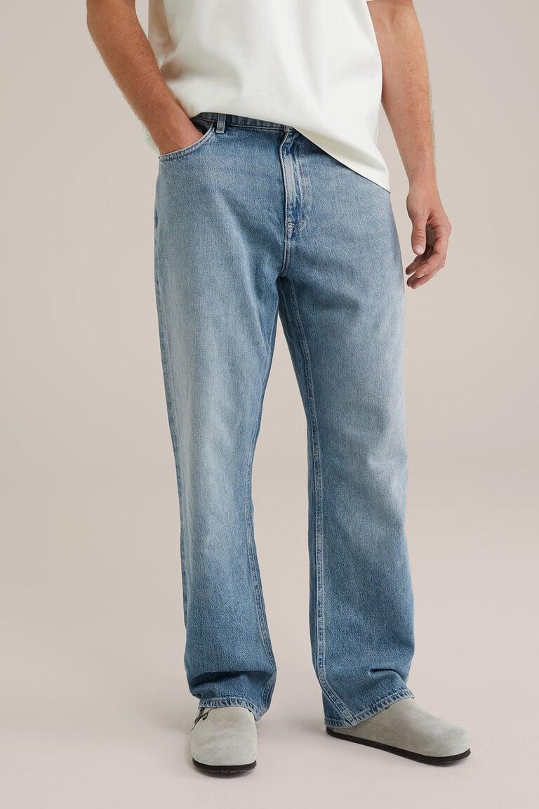 We Fashion Loose Fit Jeans Blauw