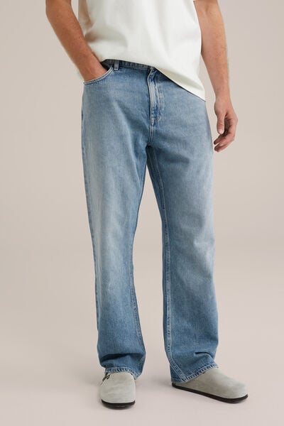 We Fashion Loose Fit Jeans Blauw