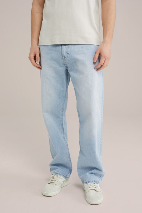 we fashion loose fit jeans Lichtblauw