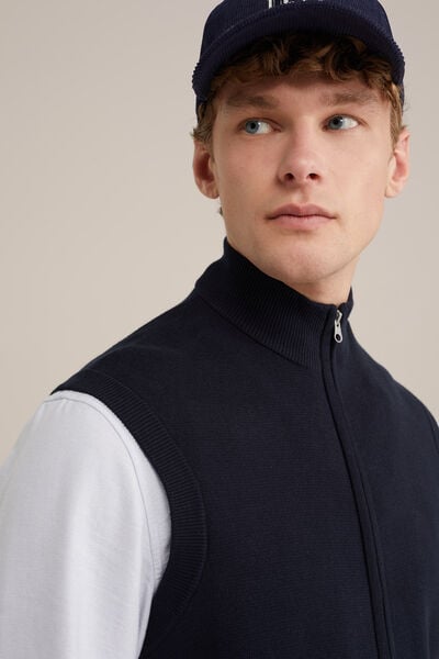 We Fashion Mouwloos Vest Marineblauw