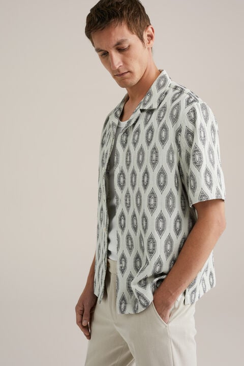we fashion Overhemd met dessin Ecru
