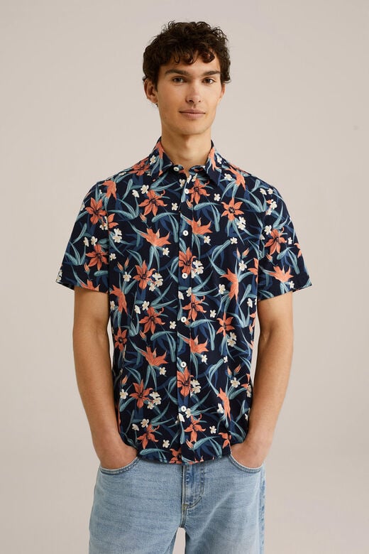 We Fashion Overhemd Met Dessin Multikleur