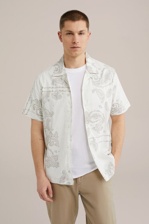 We Fashion Overhemd Met Dessin Wit