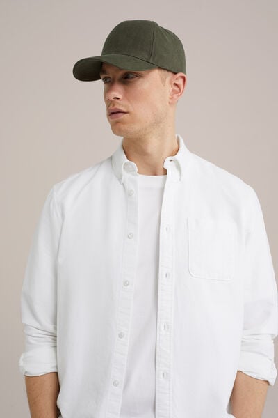 We Fashion Pet Met Linnenlook Donkergroen