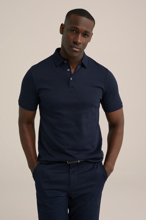 we fashion polo Marineblauw
