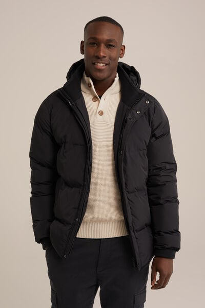 We Fashion Pufferjack Zwart