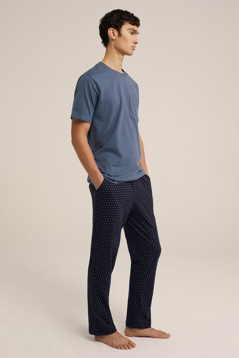 we fashion pyjamashirt Blauw