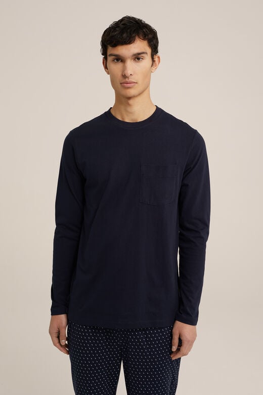 We Fashion Pyjmashirt Donkerblauw