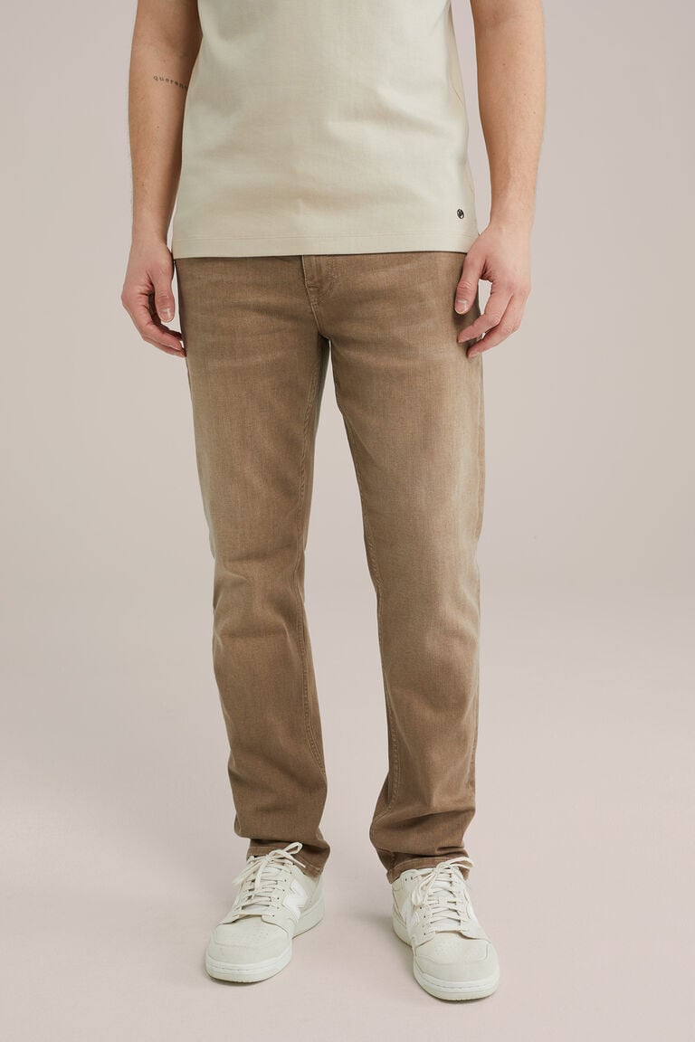We Fashion Regular Fit Jeans Van Jog Denim Bruin