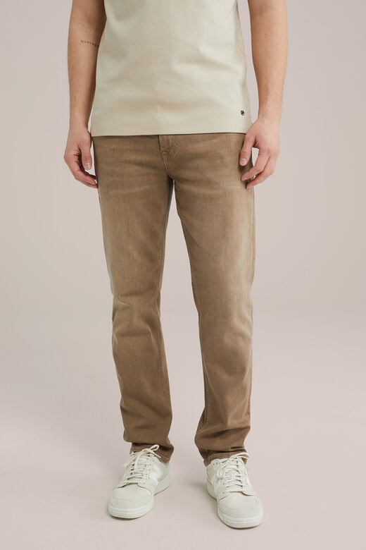 We Fashion Regular Fit Jeans Van Jog Denim Bruin