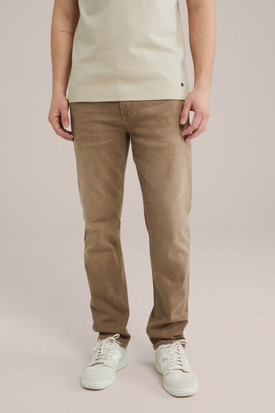 We Fashion Regular Fit Jeans Van Jog Denim Bruin