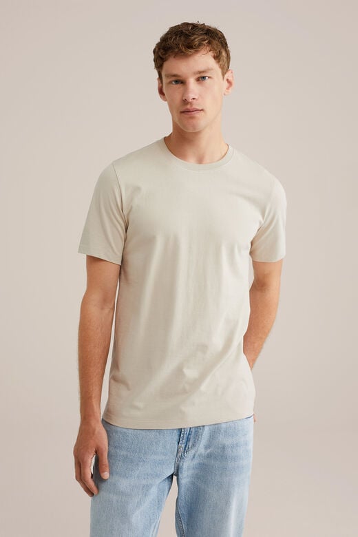 We Fashion Regular Fit T-shirt Beige