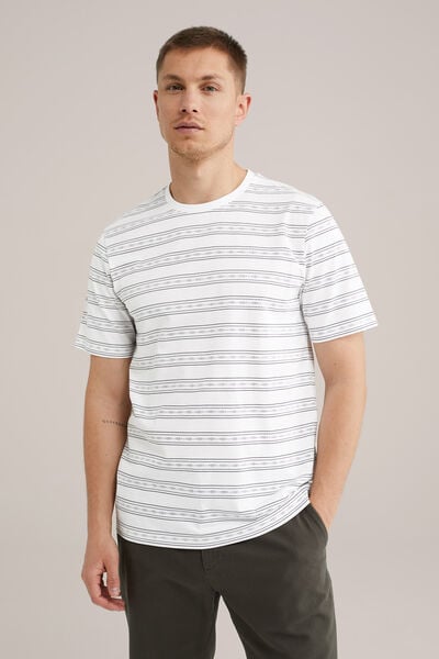 We Fashion Regular Fit T-shirt Met Print Wit