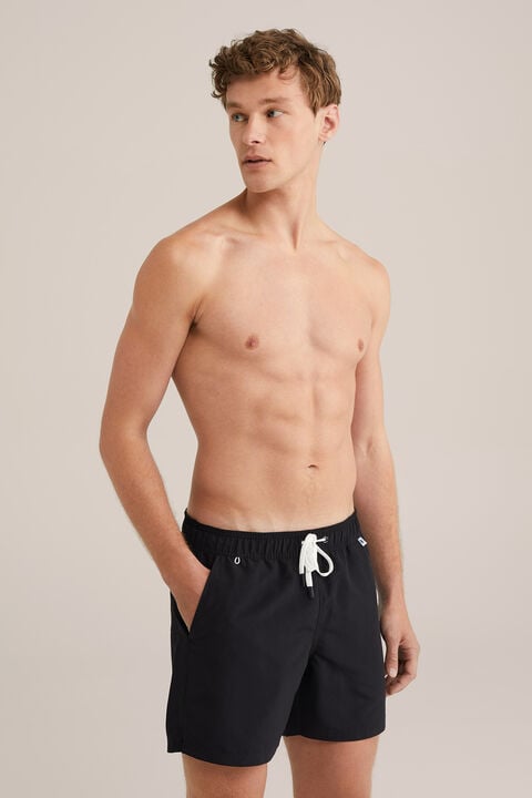 we fashion regular fit zwembroek Zwart