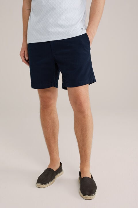 we fashion Relaxed fit chinoshort Donkerblauw