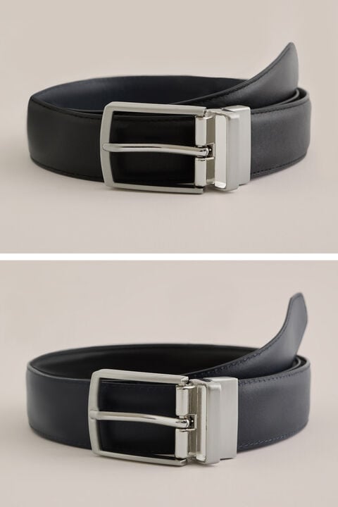 we fashion reversible riem Donkerblauw