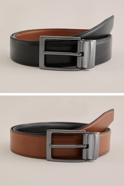 We Fashion Reversible Riem Kaneelbruin