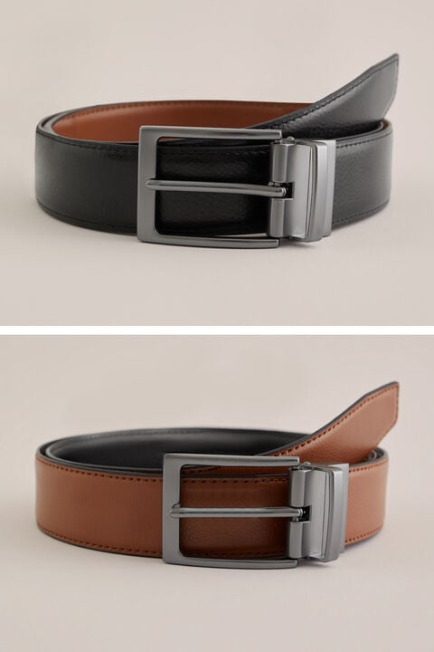 We Fashion Reversible Riem Kaneelbruin
