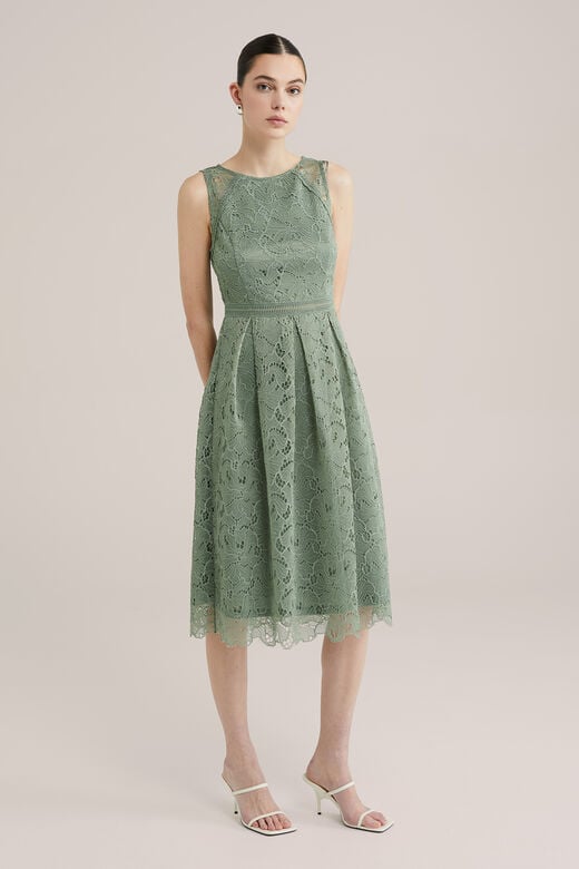 We Fashion Robe En Dentelle Femme Vert Menthe