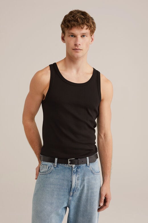 We Fashion Singlet Zwart