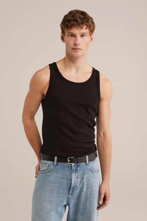 We Fashion Singlet Zwart