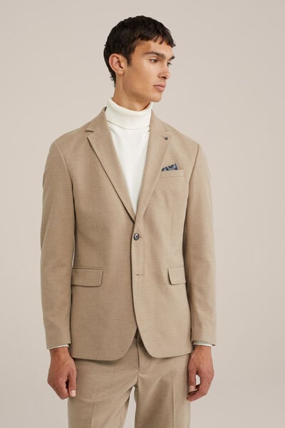 We Fashion Slim Fit Blazer Beige